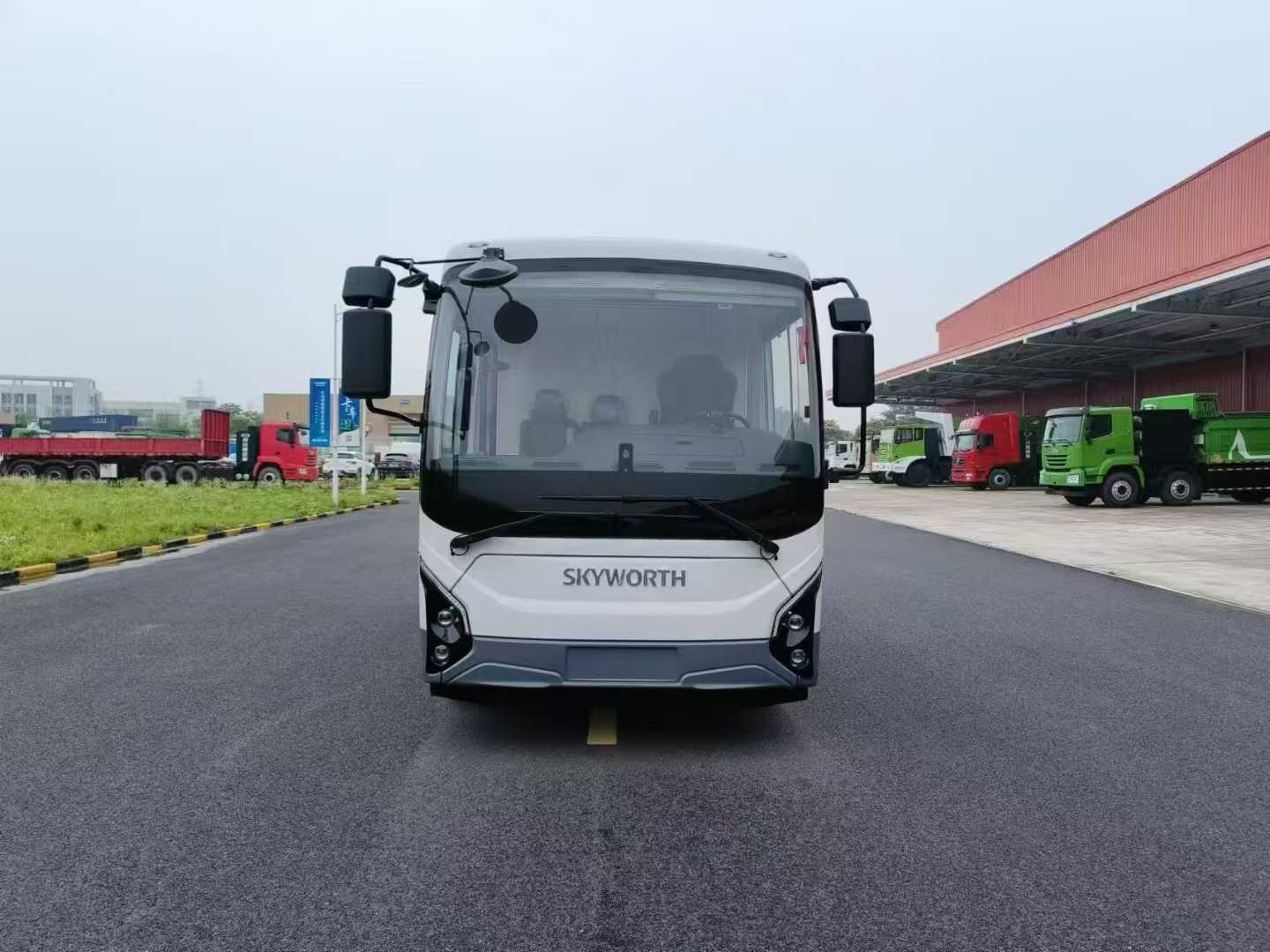 創(chuàng)維18噸純電動(dòng)壓縮式垃圾運(yùn)輸車(chē)圖片2